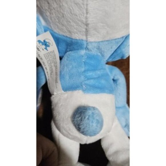 Grouchy Smurfs Plush Doll 10" White Hat Big Feet Sewn Eyes Stuffed Toy 2011 - Picture 6 of 8